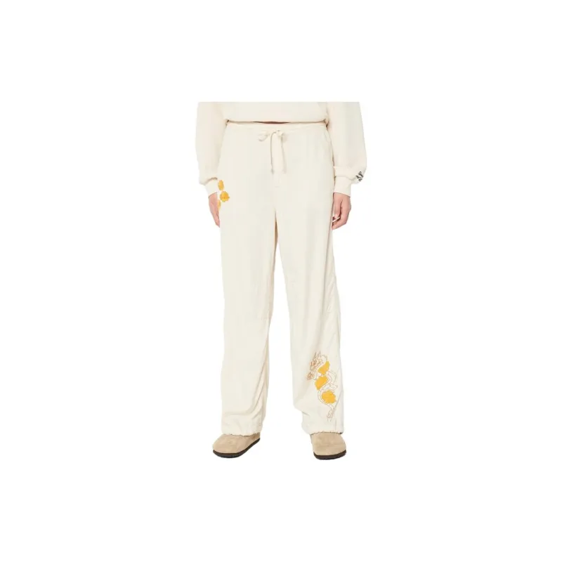 Hollister Year Of The Dragon CNY Series Casual Pants Women's Cream-2