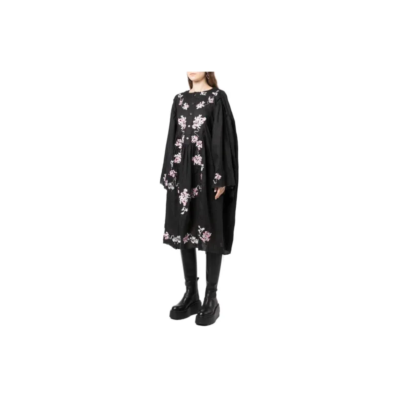 NATASHA ZINKO Geometric embroidered Midi Dress-3