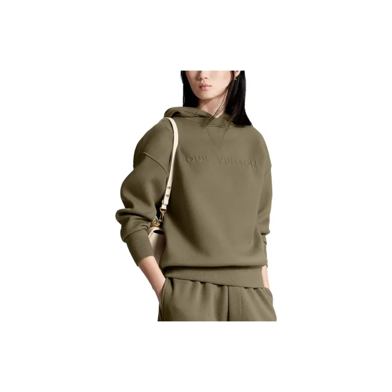 LOUIS VUITTON Sweatshirt Women's Green-3