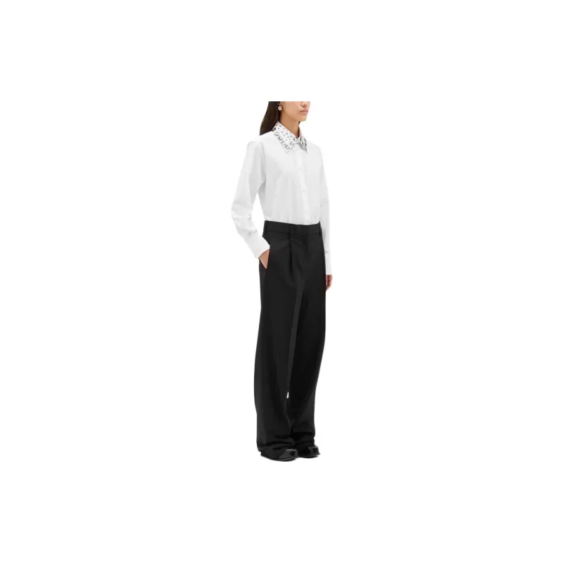 MSGM Long Sleeved Embellished Shirt-3
