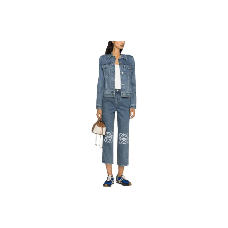 LOEWE Anagram Jacket 'Mid Blue'-1