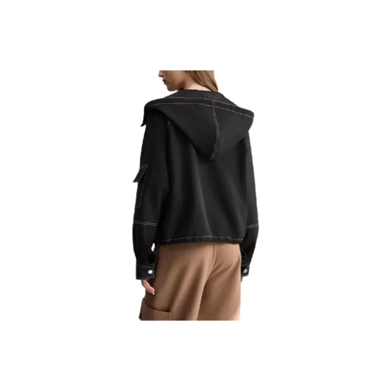 BASIC HOUSE Jackets Coats Women's Black-2