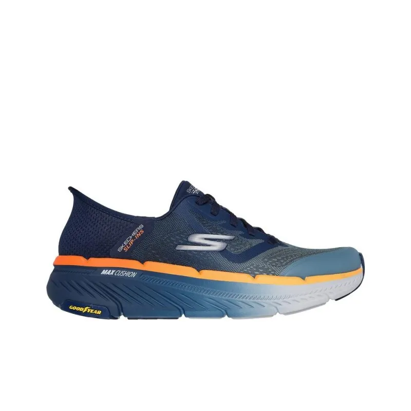 Skechers Max Cushioning Premier 2.0 Slip Resistant Low Top Running Shoes Men's Blue-1
