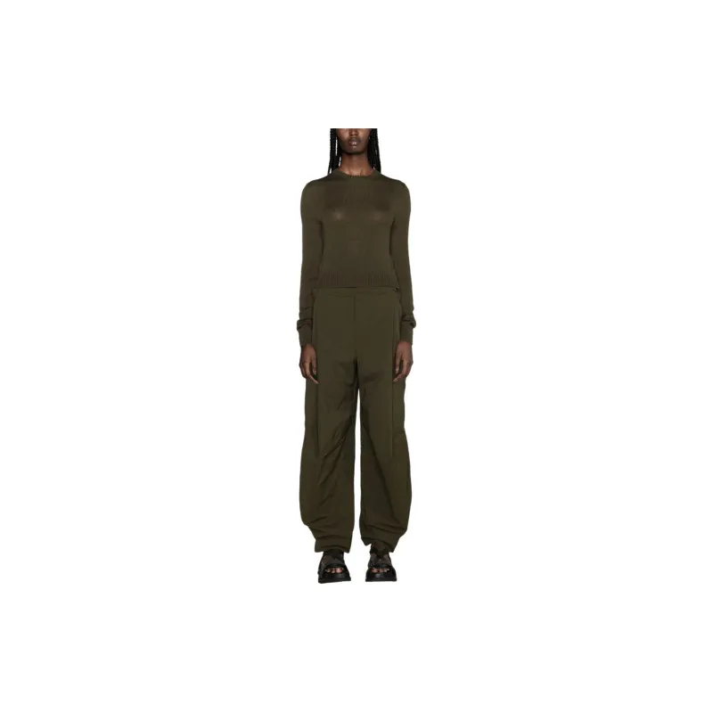 JIL SANDER SS24 Sweater Women's Olive Green-1