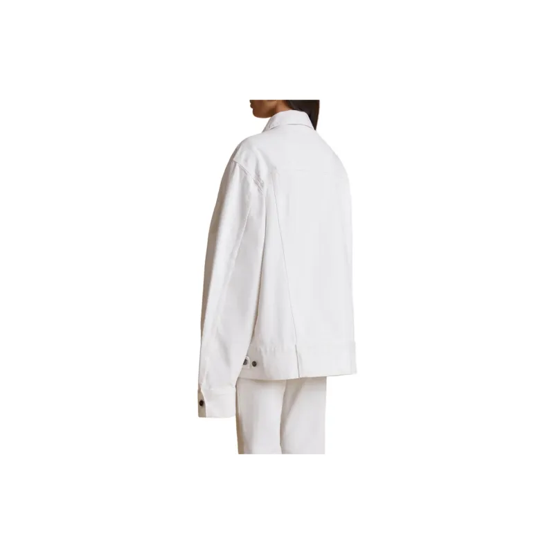 KHAITE Rizzo Panelled Denim Jacket-2