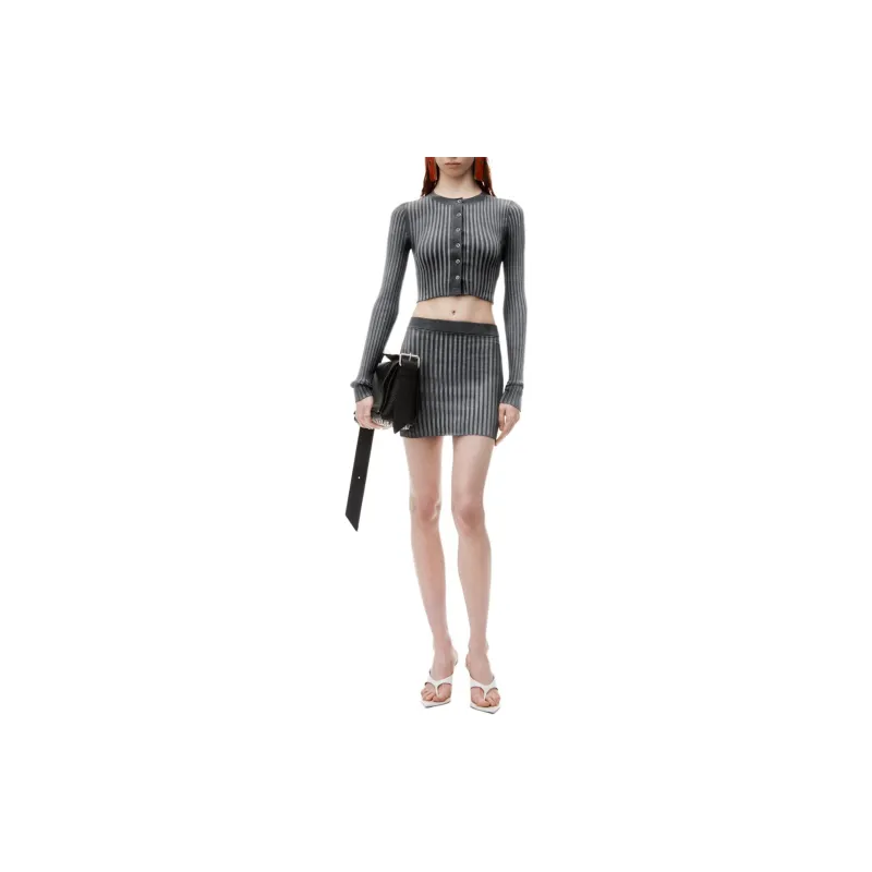 Alexander Wang Ribbed knit Mini skirt-1