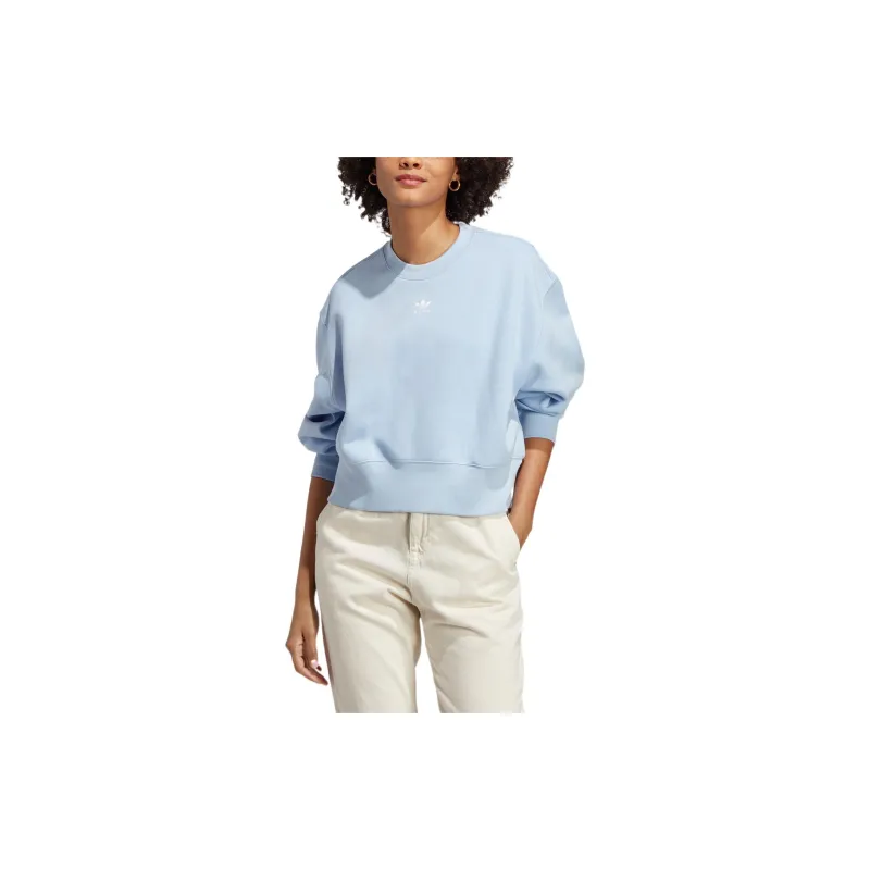Adidas Originals Sweatshirts Women's Light Pink Blue-1