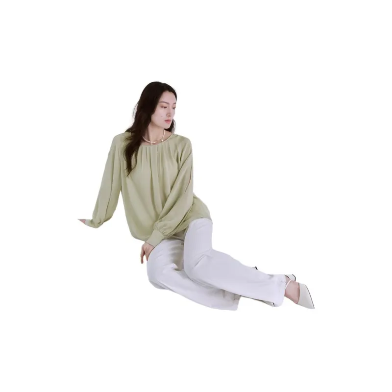 TKY SHOP Shirts Women's Green-5