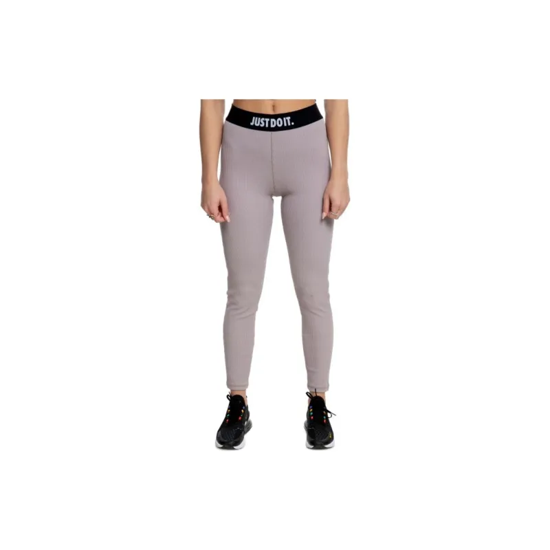 Nike Sports Pants Women's Gray Purple-2