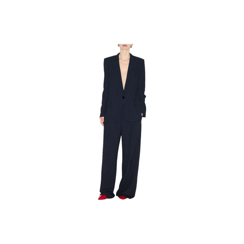 ISABEL MARANT Romina Pinstripe Tailored Trousers-1