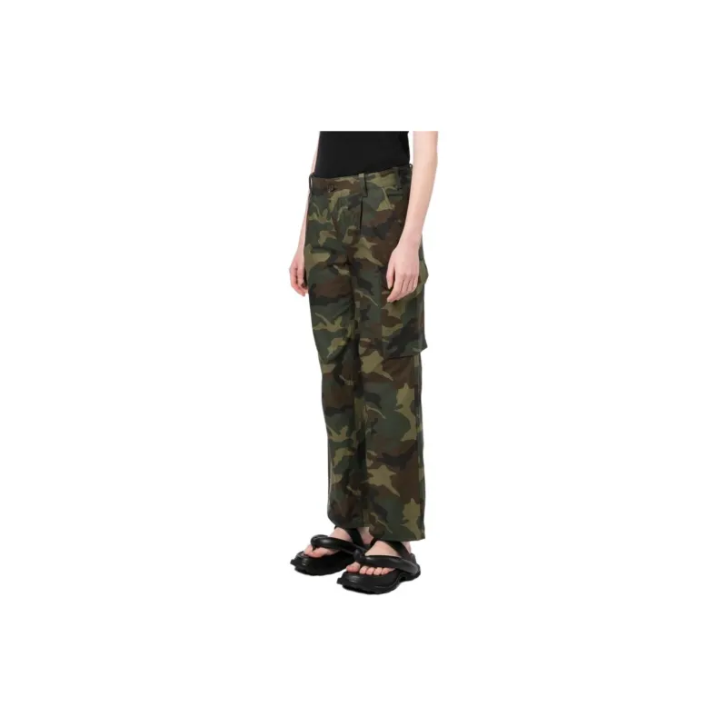 NILI LOTAN Cargo-style Cotton Trousers-3