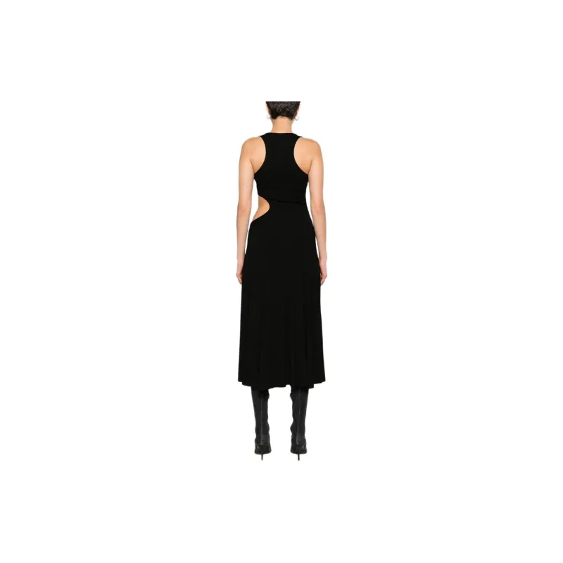 NATASHA ZINKO Cut out Ribbed Maxi Dress-2