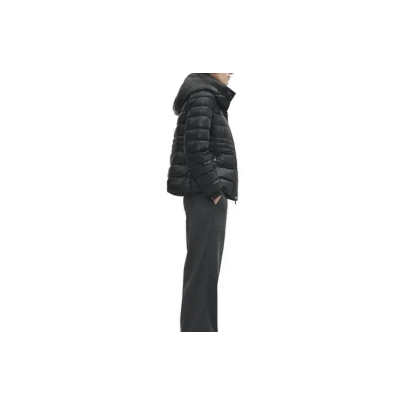 Massimo Dutti Down Jackets Women's Black-5