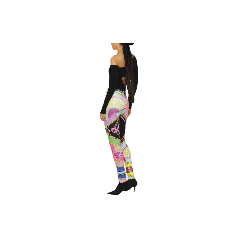 VERSACE Leggings Women's Multicolor-3