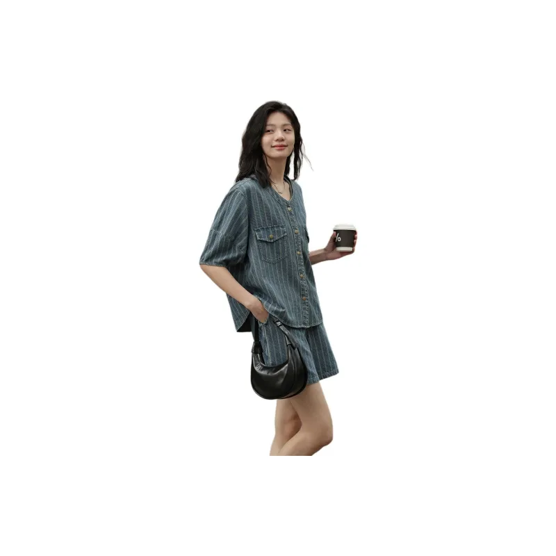 【dme】 Casual Suit Women's Denim Blue-1