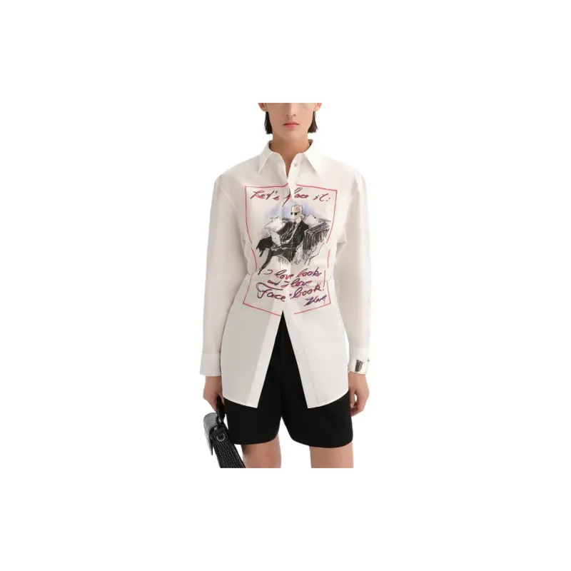 KARL LAGERFELD Shirt Women's White-1