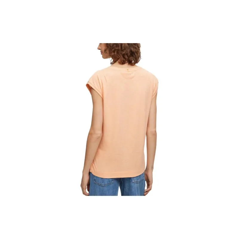 HUGO BOSS Regular T Shirt Women's Orange-3
