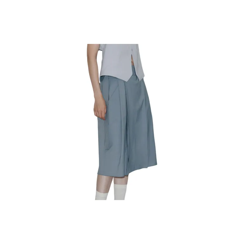 LOW CLASSIC Bermuda Wrap-effect Shorts-2