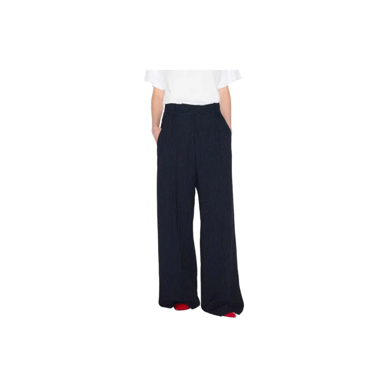 ISABEL MARANT Romina Pinstripe Tailored Trousers-3