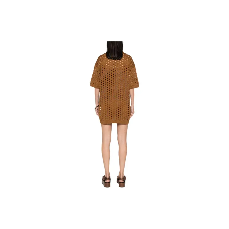 MaxMara Urna Open-knit Mini Dress-2