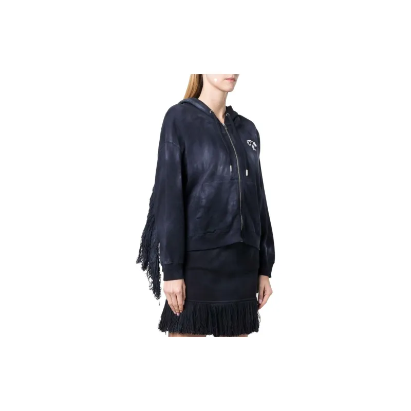 PINKO Tie Dye-print Zip-up Hoodie-3