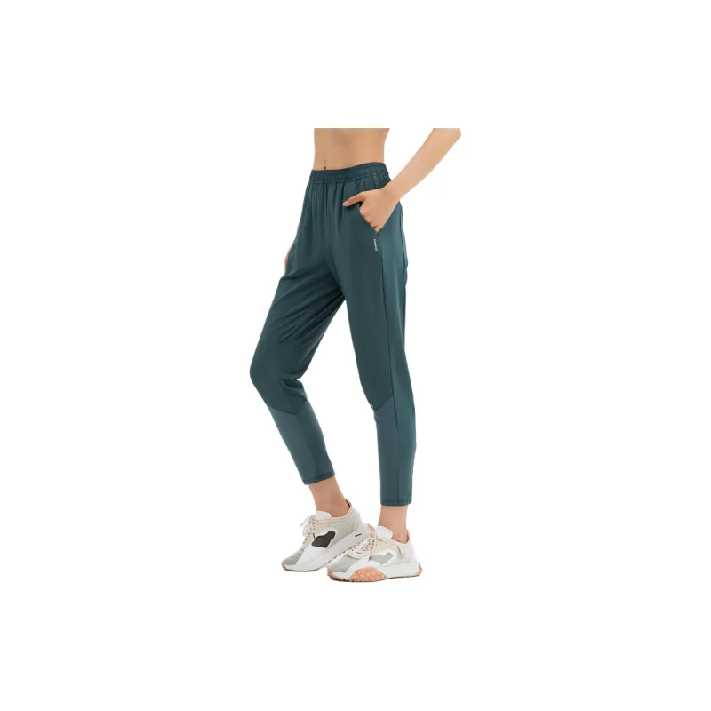 DECATHLON DOMYOS Athletic Trousers Women's Dark Gray Green-5