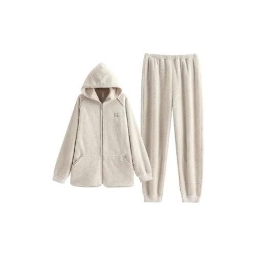UAVAE Pajama Set Womens Apricot