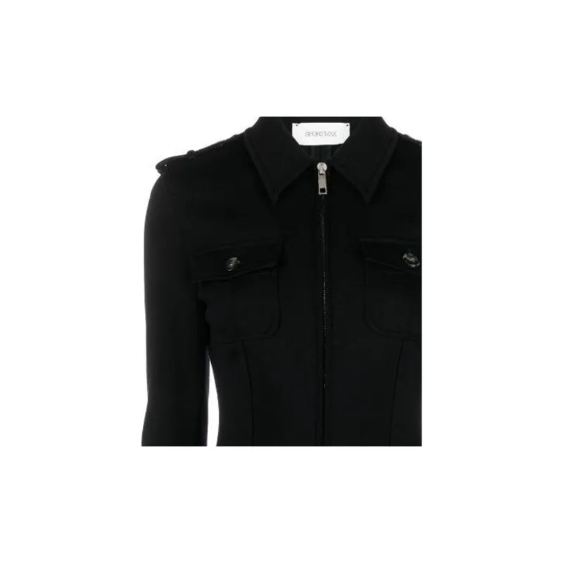 SportMax Zarina Felted Zip-up Jacket-4
