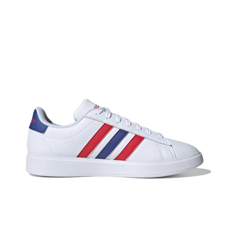 Adidas Grand Court 2.0 Cloud White Semi Lucid Blue Better Scarlet-1