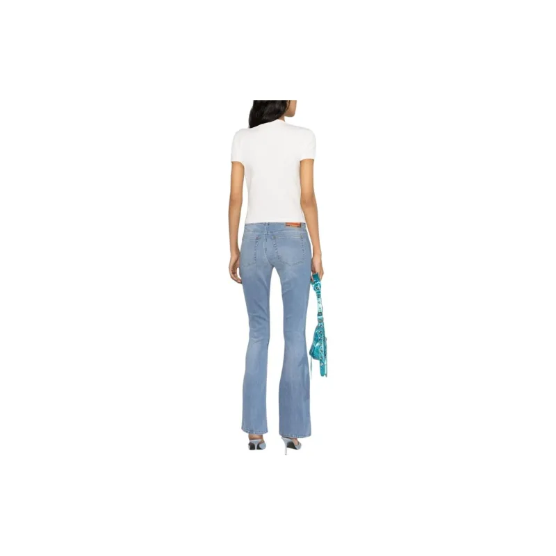 DIESEL Women's 1969 D Ebbey Slim Bootcut Jeans Light Blue-2