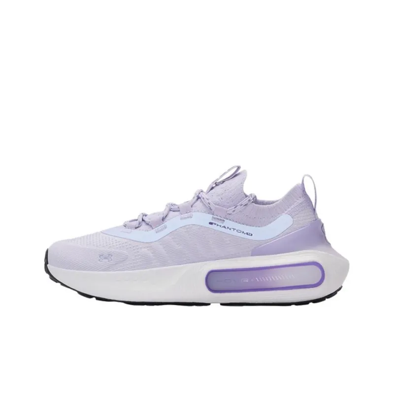Under Armour Phantom 4 Anti Slip Wear Resistant Low Top Casual Shoes Women's Light Purple-0