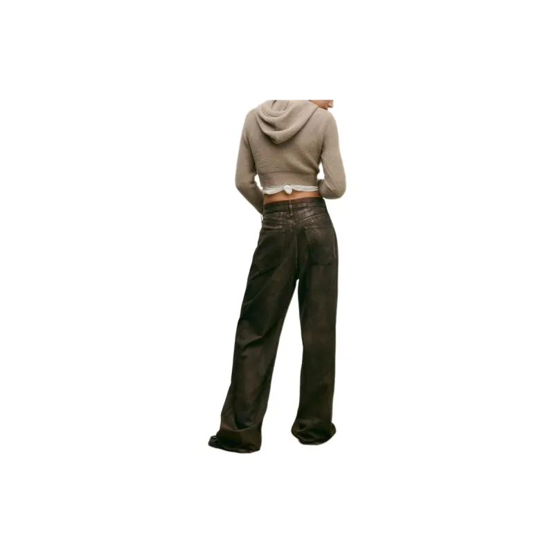 ZARA Jeans Women's Brown-3
