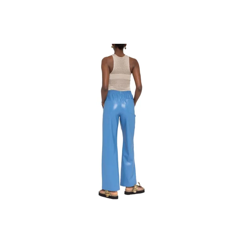 NANUSHKA Faux-leather Drawstring-waist Trousers-2