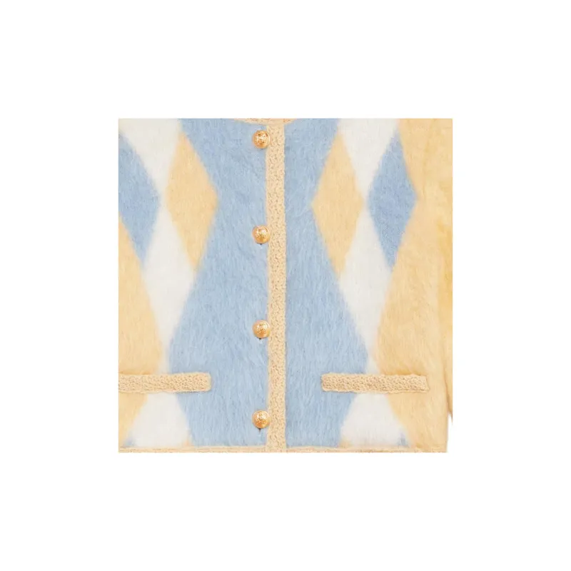 CELINE Cropped Coats Women's Yellow-3
