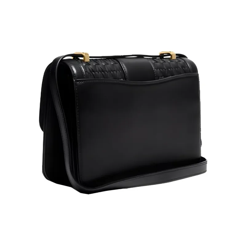 COACH Alie Cow Leather Portable Crossbody Bag Shoulder Bag Women's Black-2