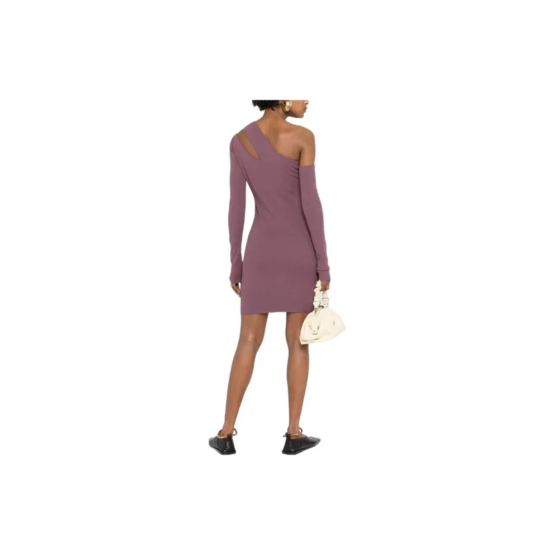 NANUSHKA One shoulder Mini Dress-2