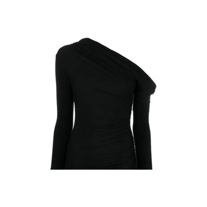 Elisabetta Franchi Long-Sleeved Dresses Women's Black-4