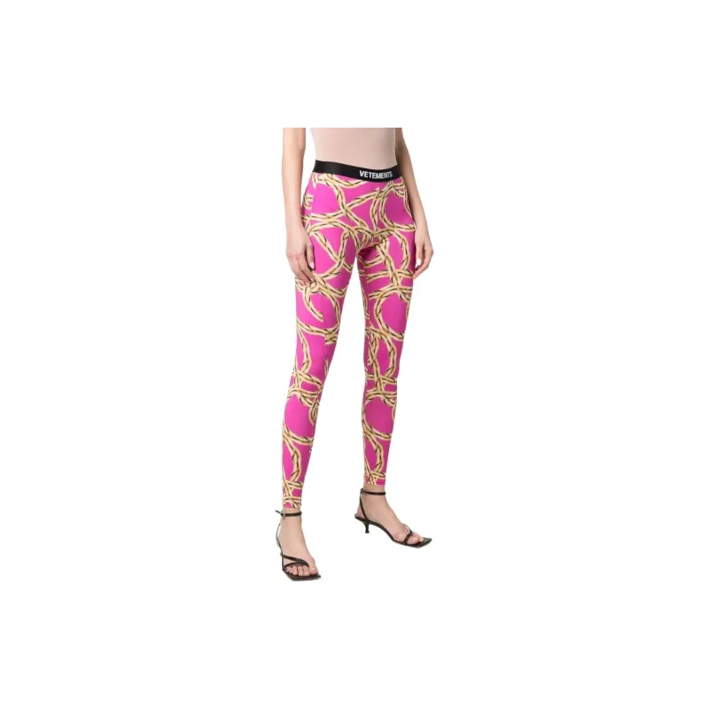 Vetements Leggings Women's Pink-2