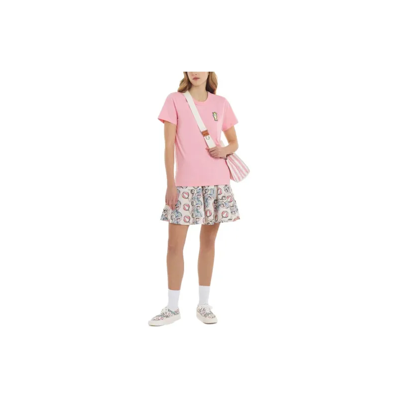 Maison Kitsune T Shirts Women's Pink-2