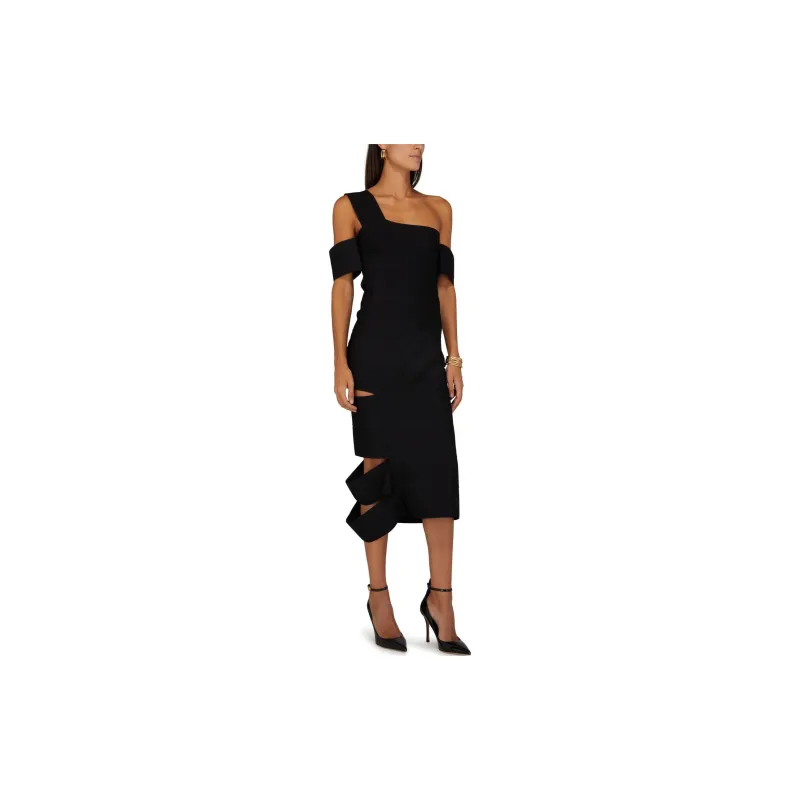 Alexander McQueen Cut-Out Bandage Dress-3