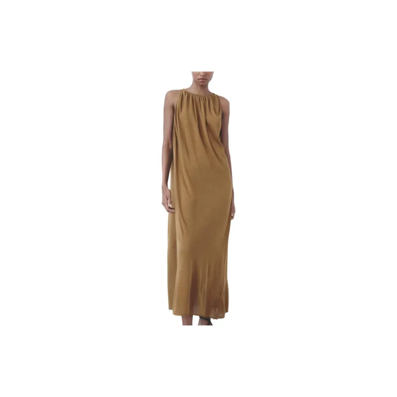 ZARA Sleeveless Dresses Women's Yellow Ochre-2