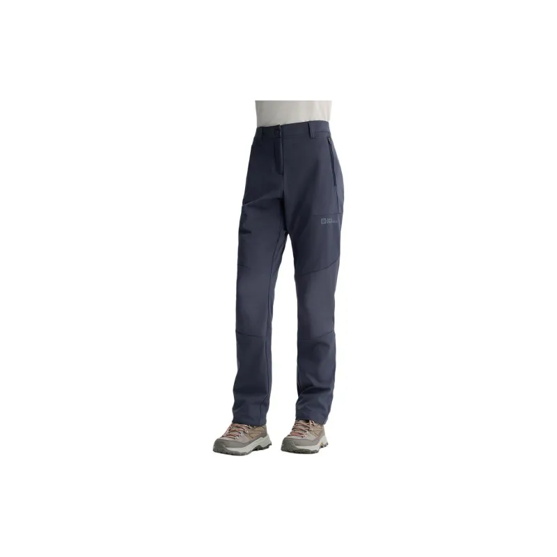 Jack Wolfskin Casual Pants Women's Graphite Blue-4