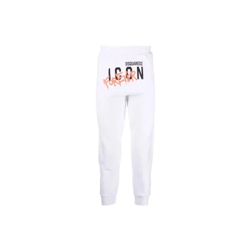 DSQUARED 2 Knitted Sweatpants Men White