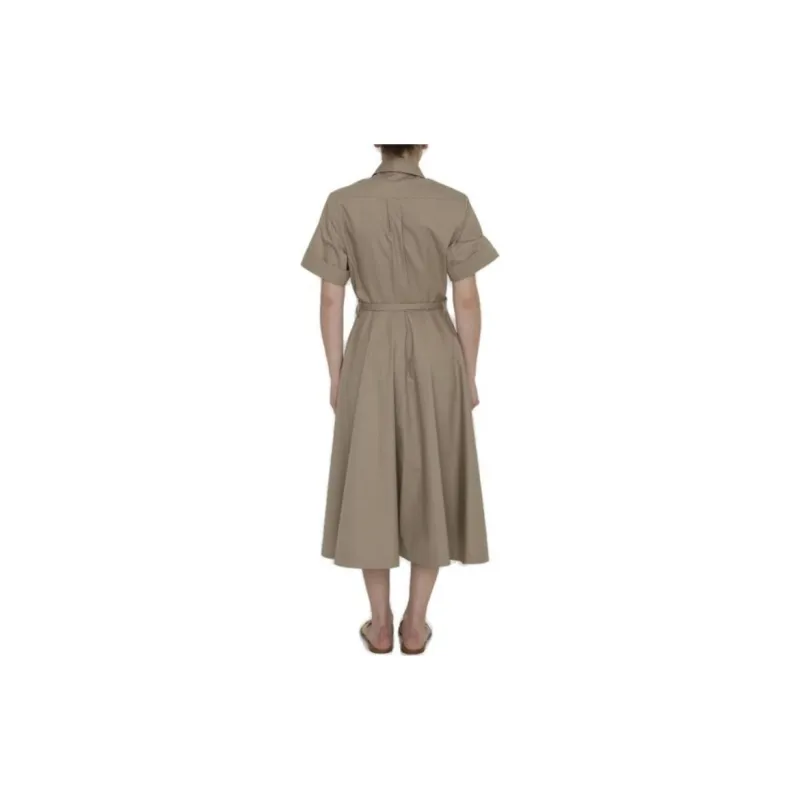 CELINE Saharienne Dress In Lightweight Gabardine-2