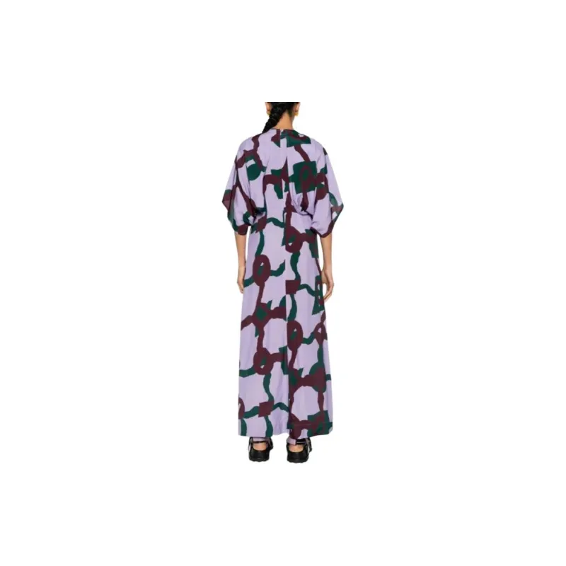 Colville Cocoon Abstract print Maxi Dress-2