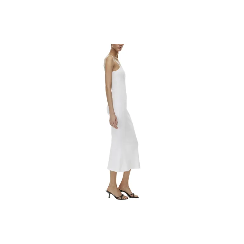 ARITZIA Denim Forum The '90s Cami Maxi Dress Slip Dresses Women's White/White-3