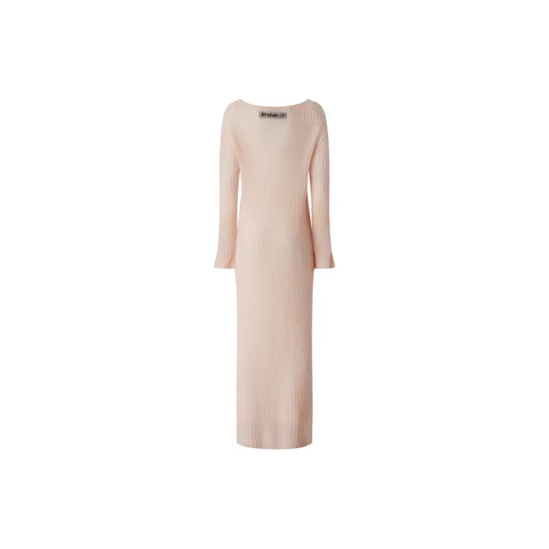 PINKO Ribbed knit Maxi Dress-1