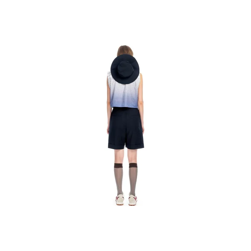 VVNK JANE PLUS Casual Shorts Women's Navy Blue-1