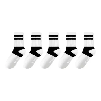 MIIOW Mid Calf Socks Unisex 5 Pack