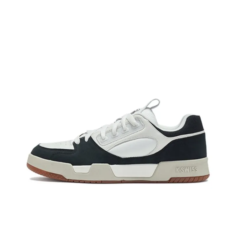 KSWISS Grancourt Anti Slip Wear Resistant Low Top Skateboard Shoes Men's White-0